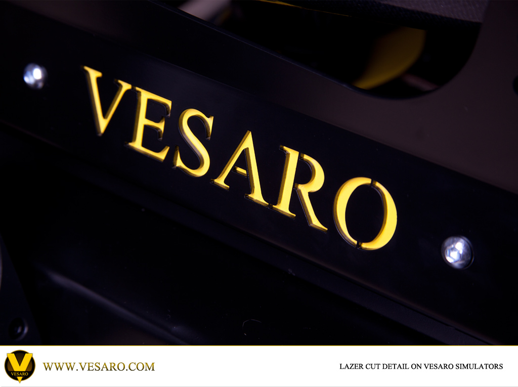 Vesaro Racing Simulator Lazer Cut Detail