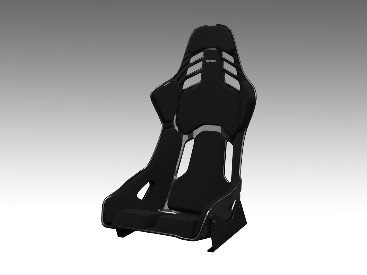 Vesaro Signature Recaro Podium Racing Seat (Black Velour)