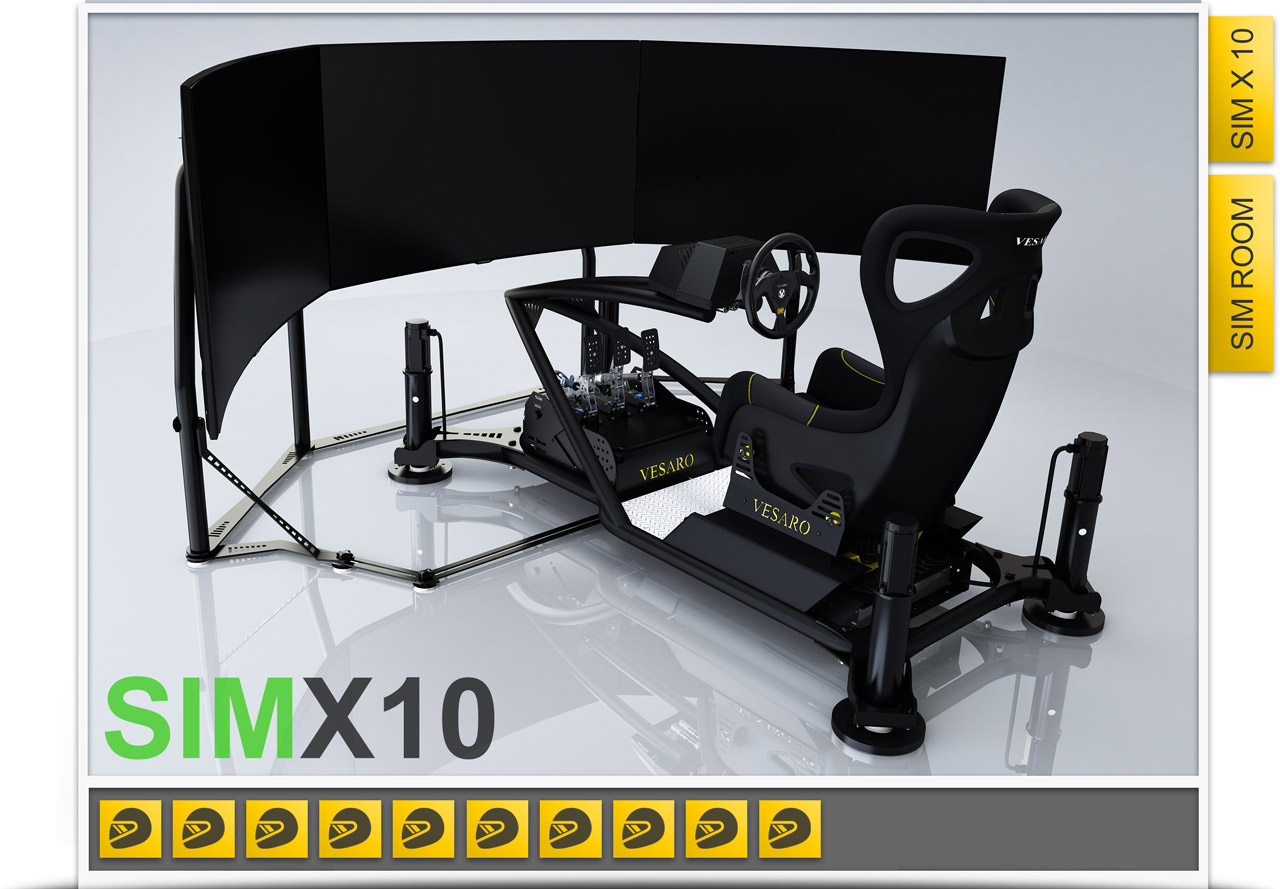 Vesaro Sim Centre Packages with 10 x Simulators