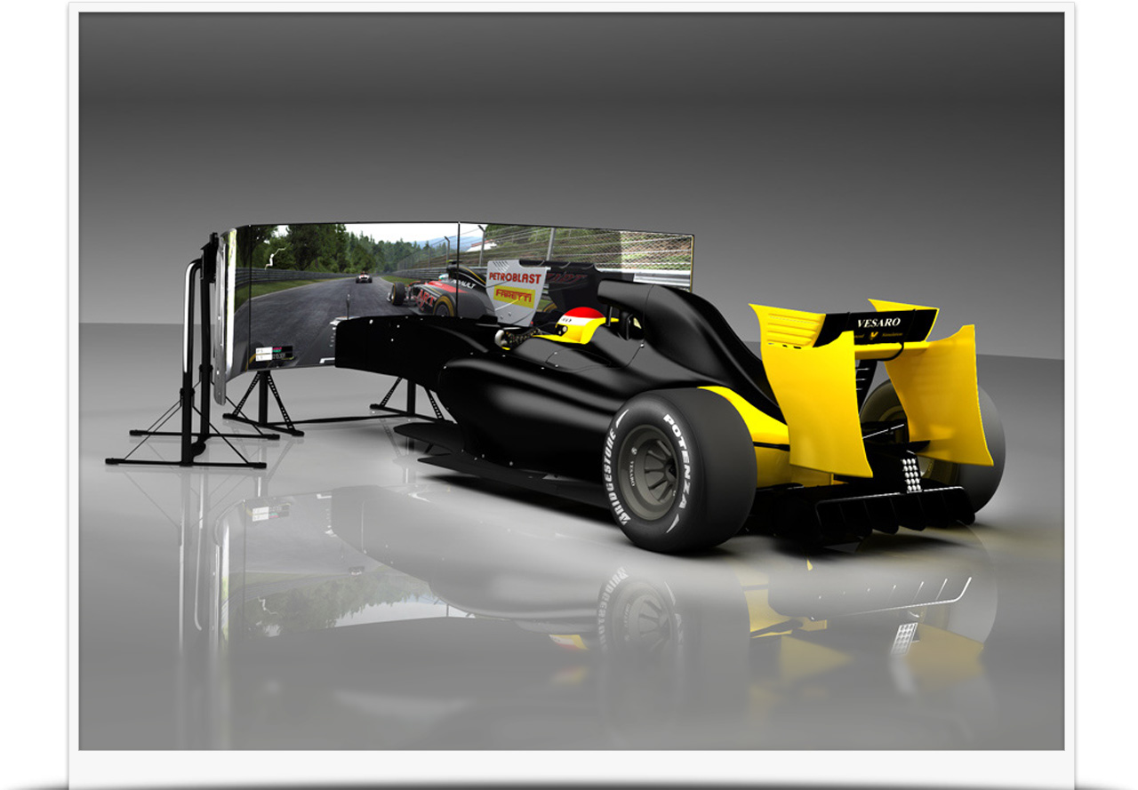 ? - I'm looking for a simulator that is an exact replica of a formula car