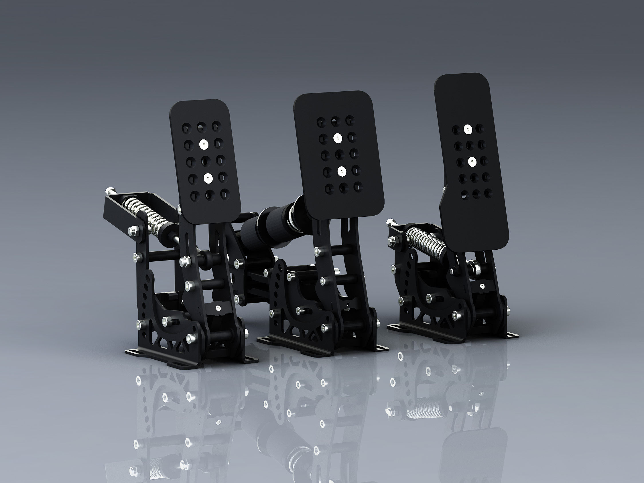Vesaro Pro-R Pedals (3 Pedal System)