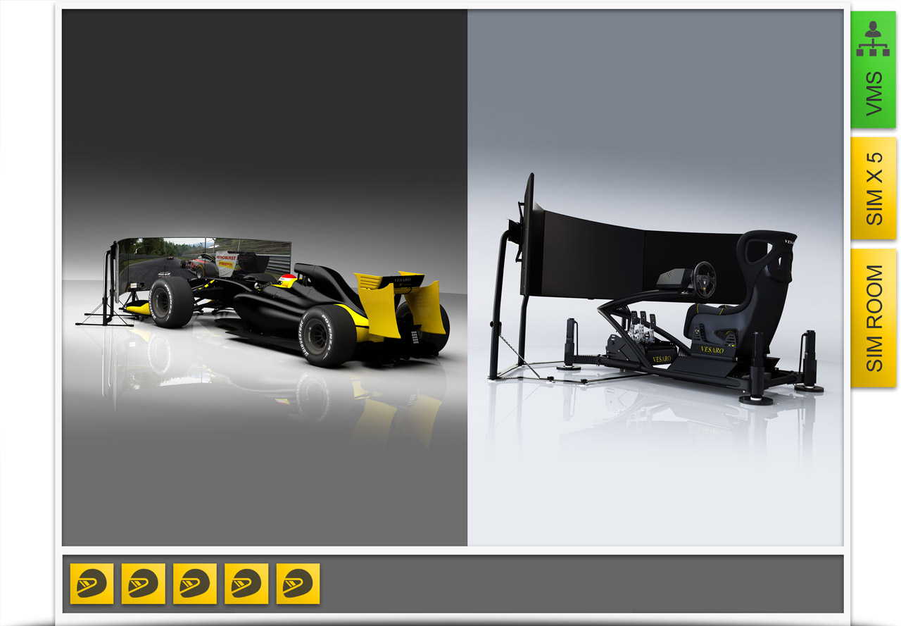 ? - I'm looking for the simulators to be a mix of general racing simulators and formula specific simulators