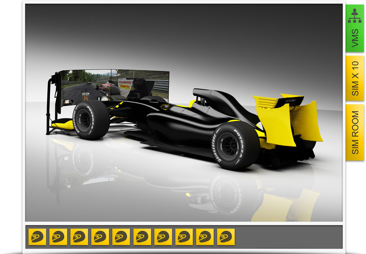 ? - I'm looking for the simulators to be designed specifically for formula style racing