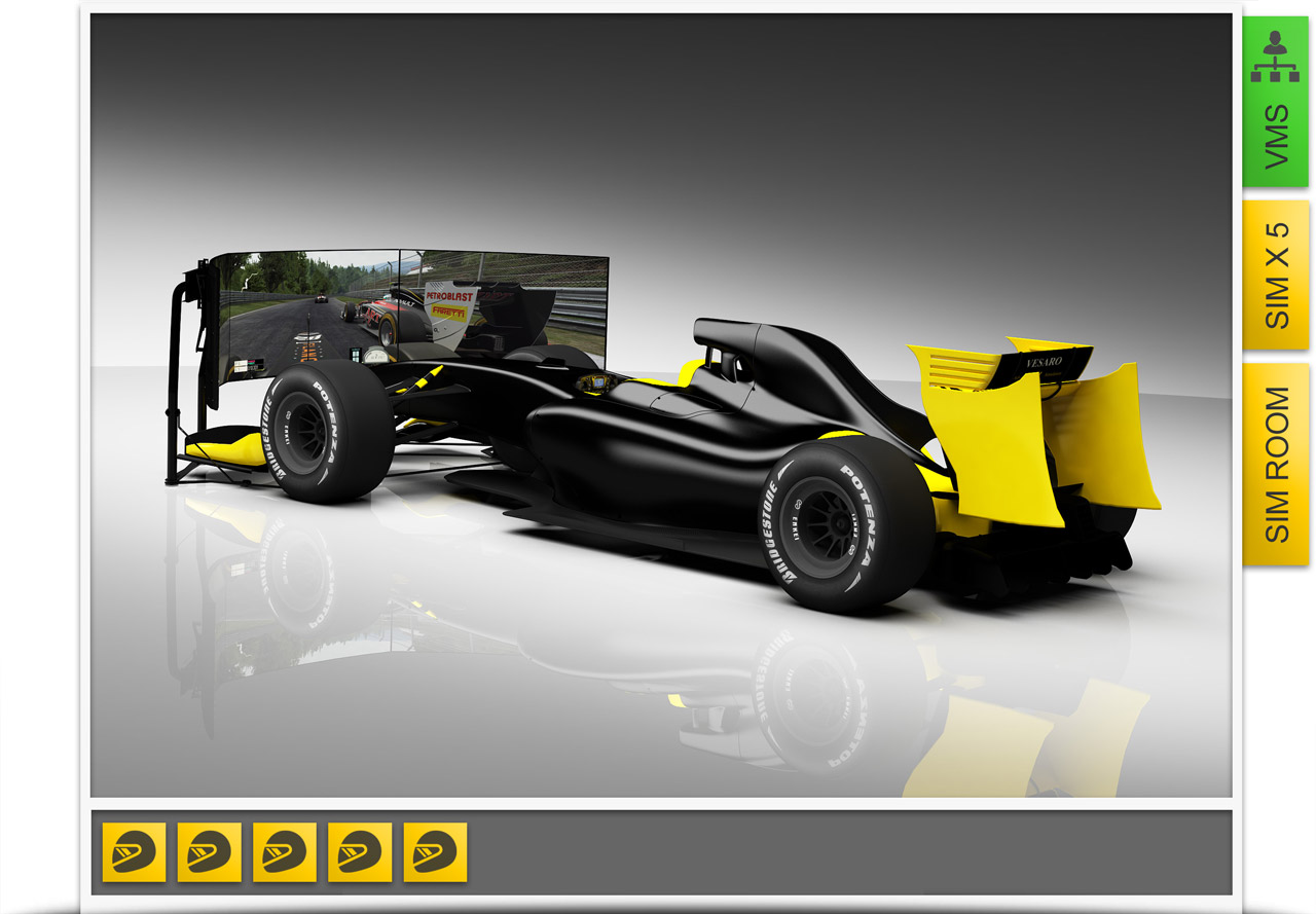 ? - I'm looking for the simulators to be designed specifically for formula style racing