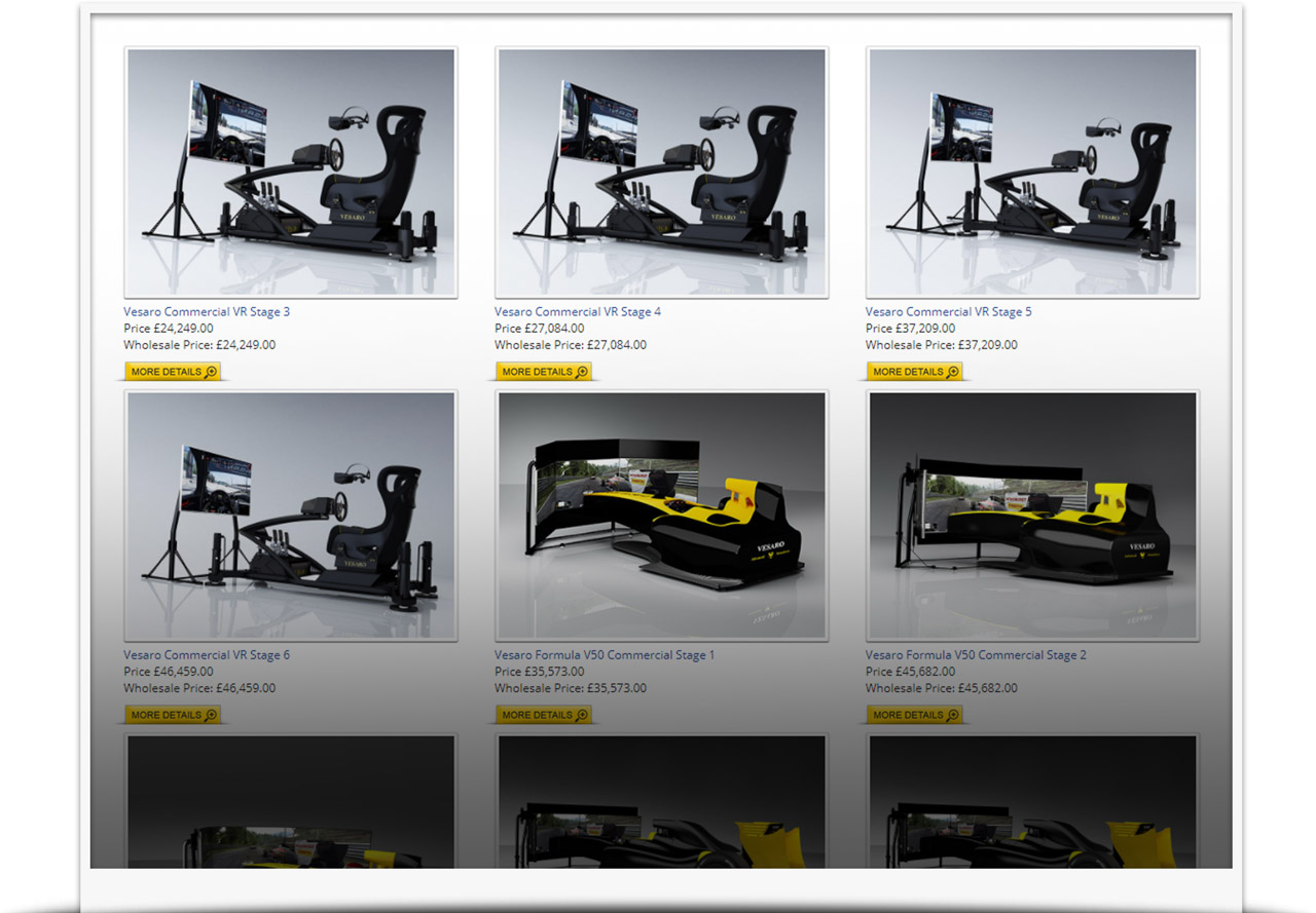 Vesaro  Racing and Flight Simulators - Vesaro