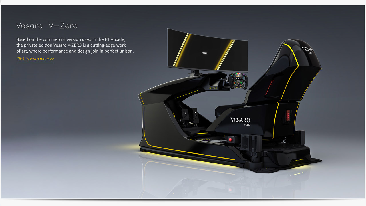 Voorbereiding reservering Moreel onderwijs Vesaro Advanced Simulation - Racing, Flight and Game Simulators, Motion  simulation and Professional Training Simulators, - Vesaro